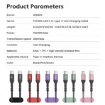 Heemax 240W Fast charging Cable Type-C - Image 7