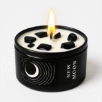 New moon candle
