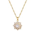 Geometric-Snowflake-Necklace-18k-gold-plated